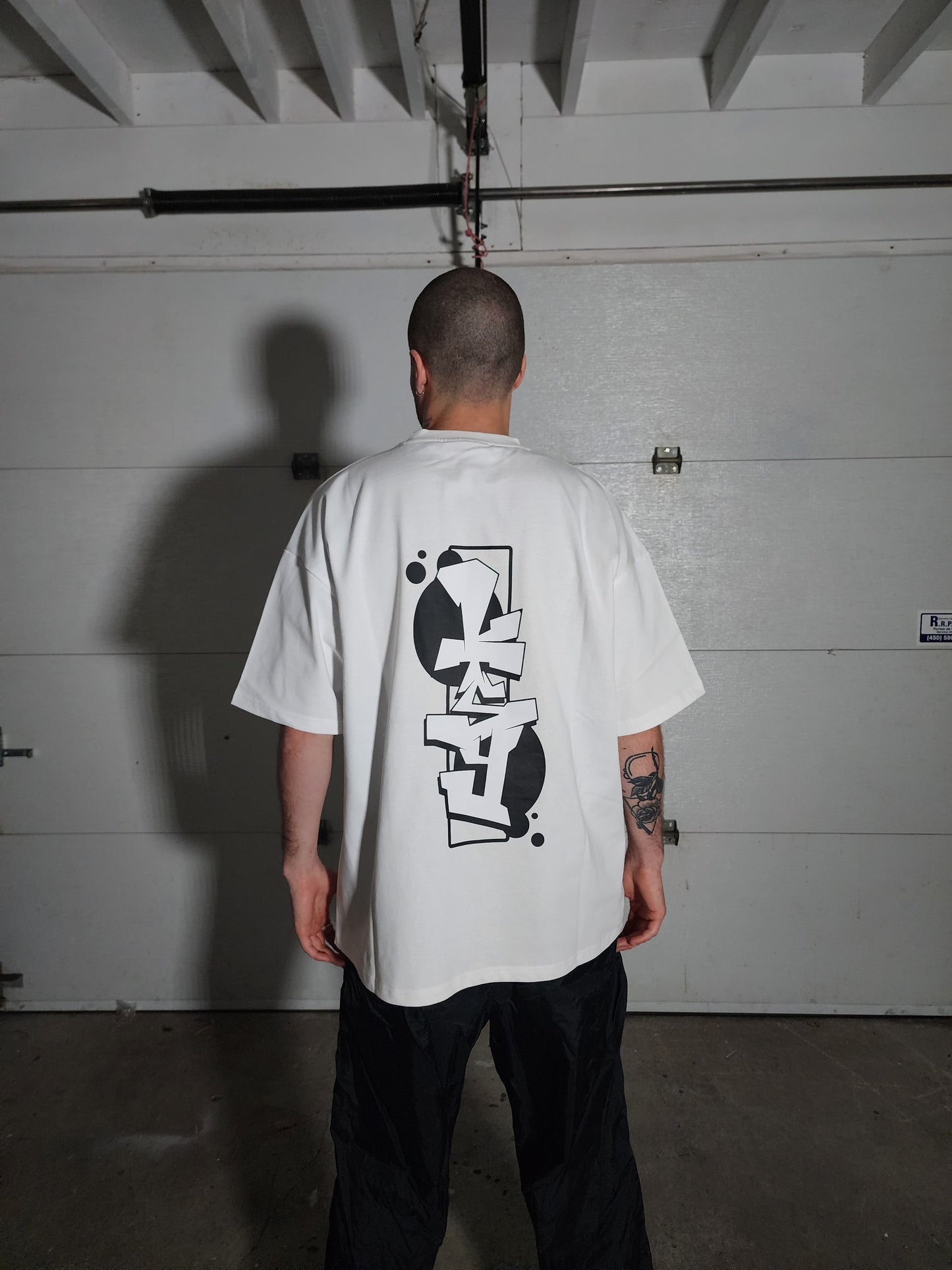 T-shirt Let Them See You! -blanc