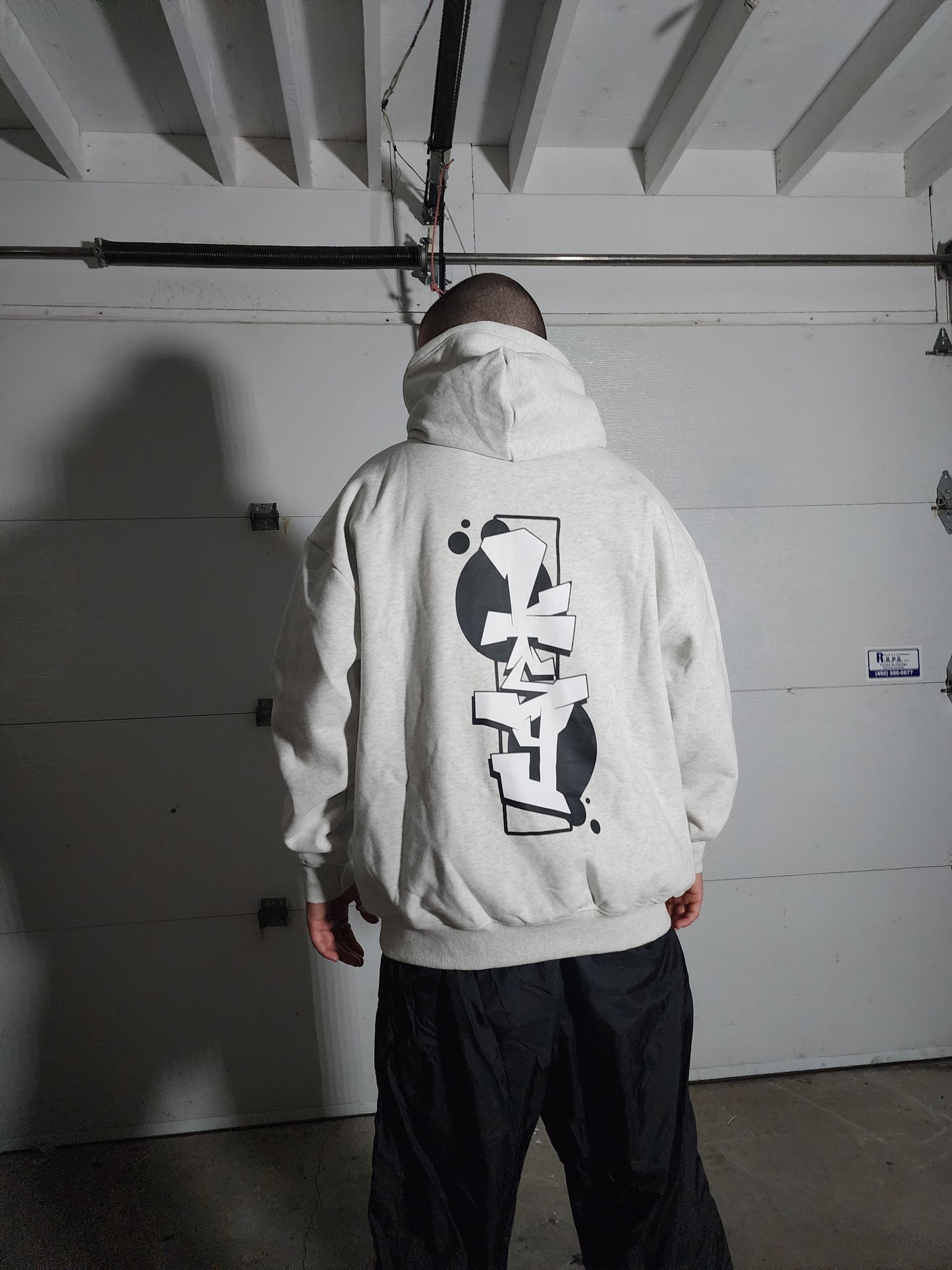 Hoodie Let Them See You! -Gris